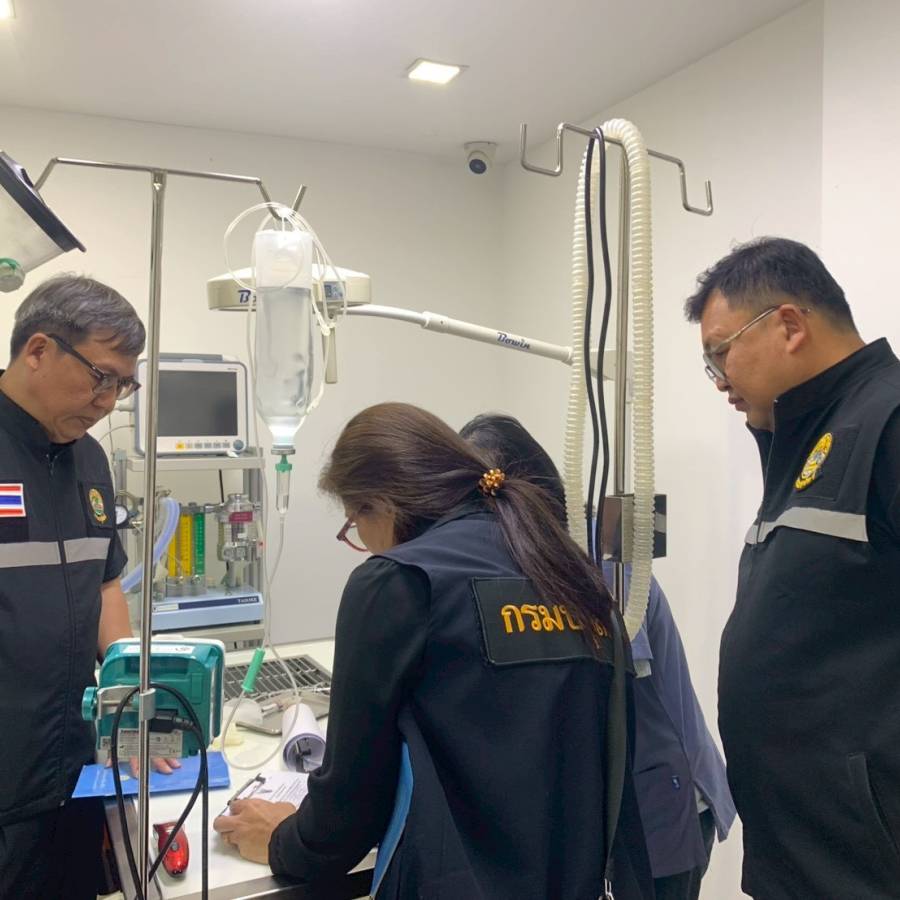 กลุ่มสถานพยาบาลสัตว์ กองสวัสดิภาพสัตว์และสัตวแพทย์บริการ   ลงพื้นที่ตรวจสอบ “สถานพยาบาลสัตว์” ย่านนนทบุรี