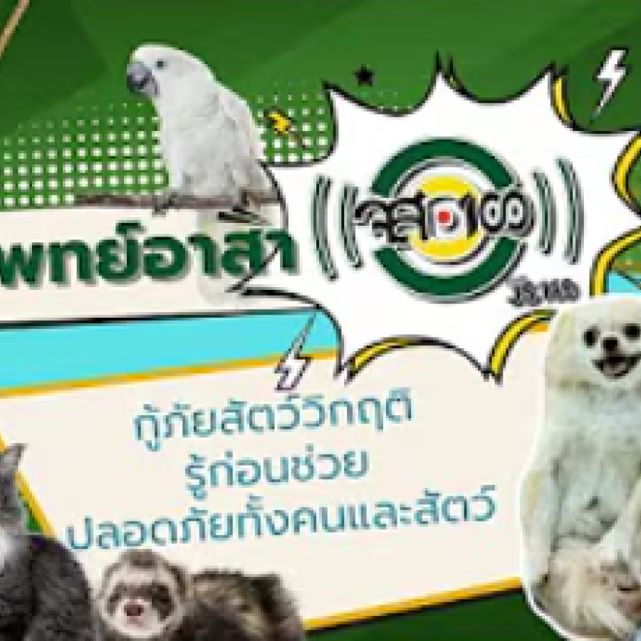 สัตวแพทย์อาสา จส.100 : กู้ภัยสัตว์วิกฤติ.... รู้ก่อนช่วย ปลอดภัยทั้งคนและสัตว์
